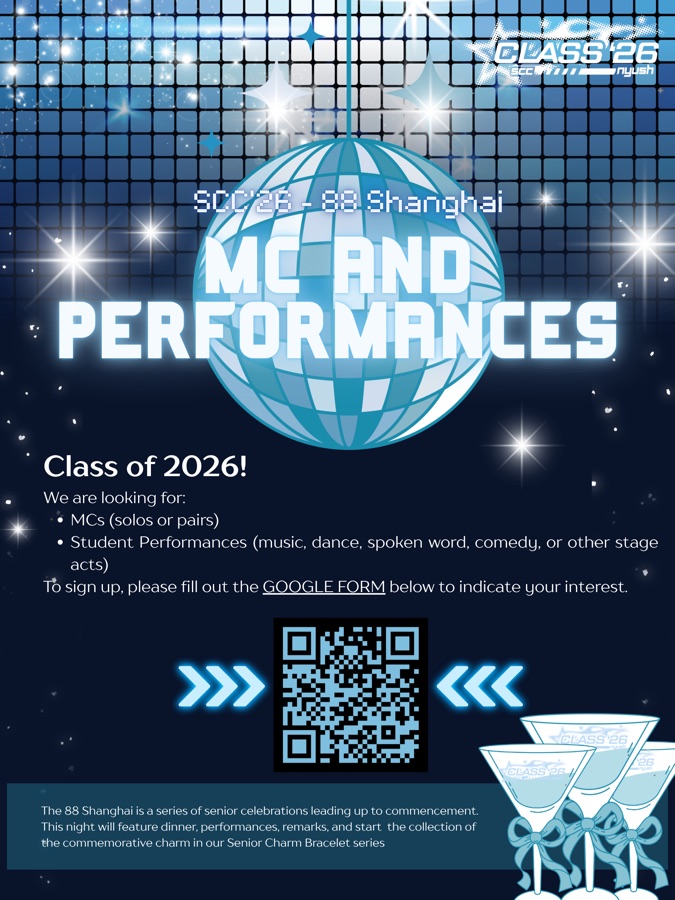 MC and Performances poster