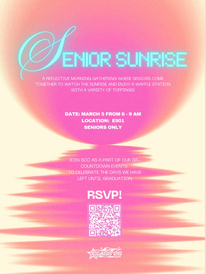 Senior Sunrise poster